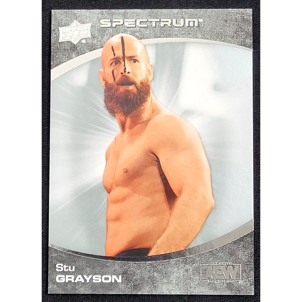 2021 Upper Deck Aew Spectrum Stu Grayson All Elite Wrestling